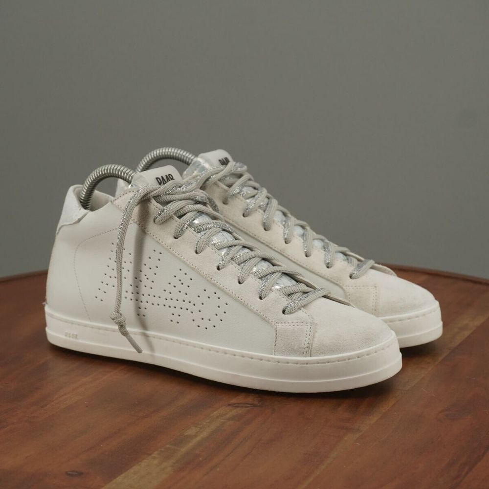 P448 White Sneakers Leather Minimalist Design